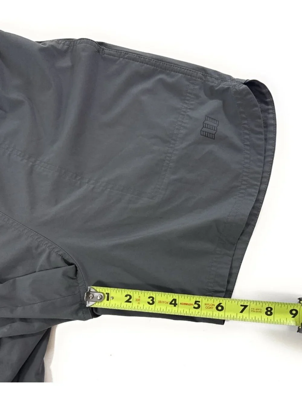 Topo Designs Mens Belted Shorts Size Medium Active Hiking River Outdoors Gray